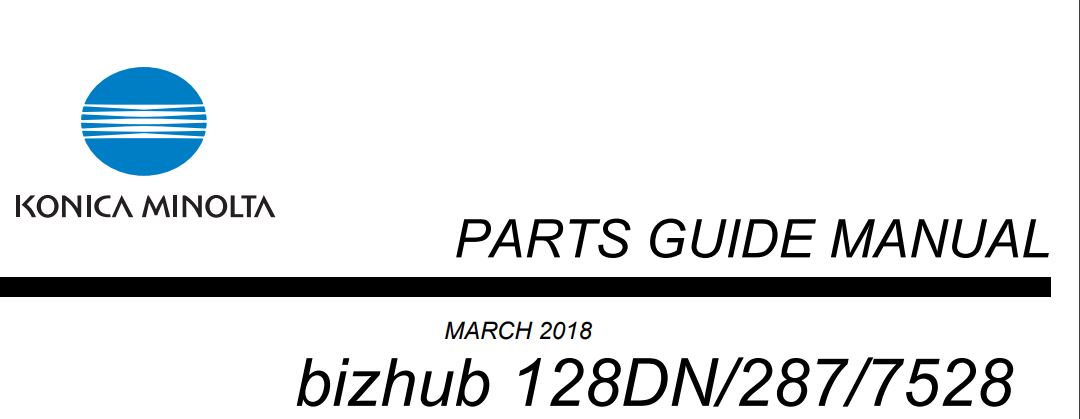 bizhub 287 Part Guides-image