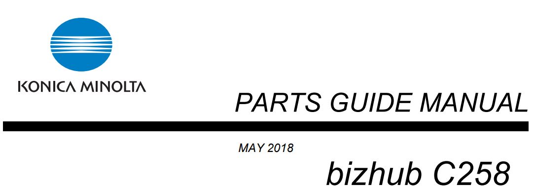 bizhub C258 Part Guides-image