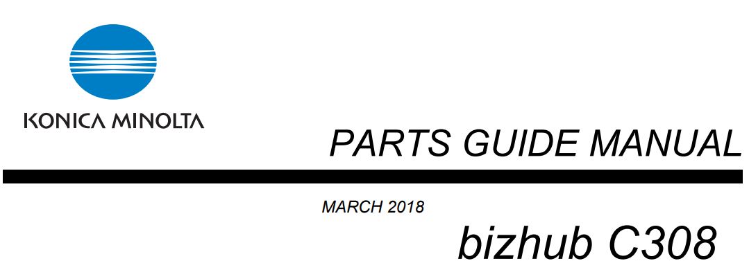 bizhub C308 Part Guides-image