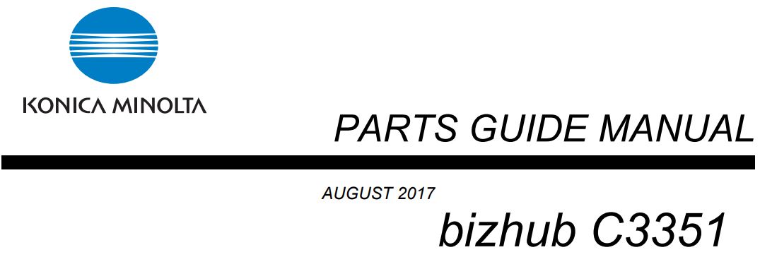 bizhub C3351 Part Guides-image