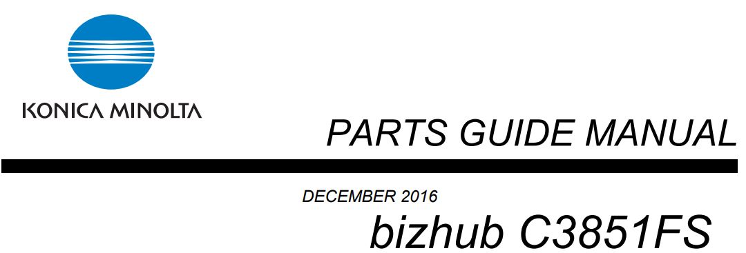 bizhub C3851FS Part Guides-image